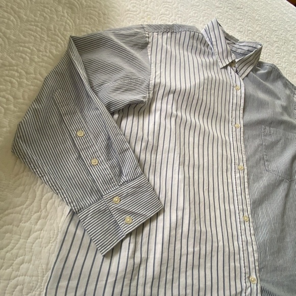 Sonoma Oversized Tunic Button Up Shirt Street Style Normcore Coastal Cowgirl - Picture 9 of 13